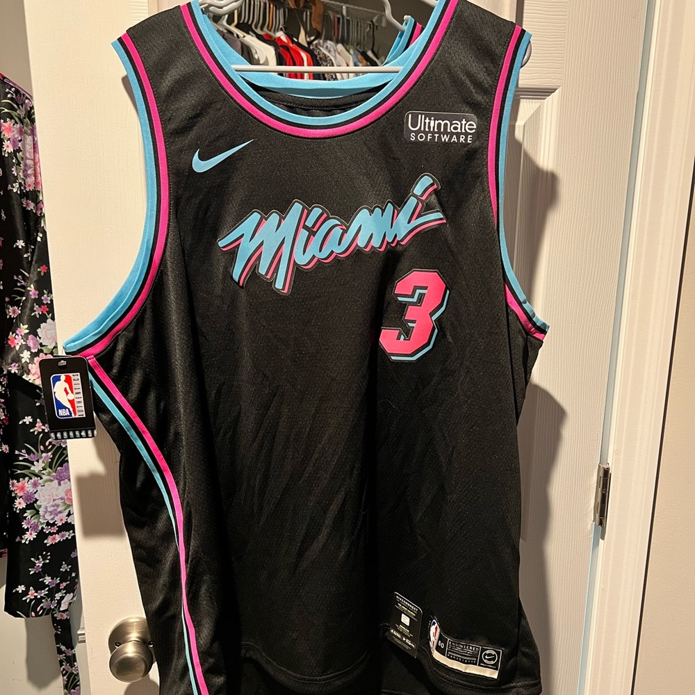 Miami Heat Dwayne Wade “Miami Vice” Jersey 3XL